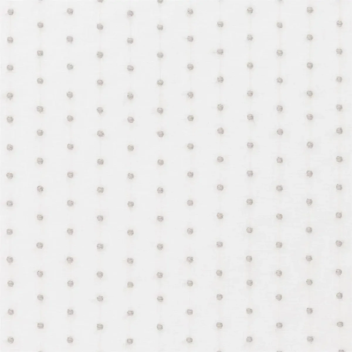 Lagom Fabric - Linen by white spotted embroideried fabric from Beaumont Textiles