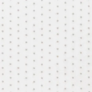 white spotted embroideried fabric from Beaumont Textiles