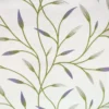 purple botanical embroideried fabric from Beaumont Textiles