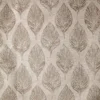 black-grey botanical jacquard fabric from Beaumont Textiles