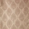 brown botanical jacquard fabric from Beaumont Textiles