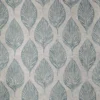 blue botanical jacquard fabric from Beaumont Textiles