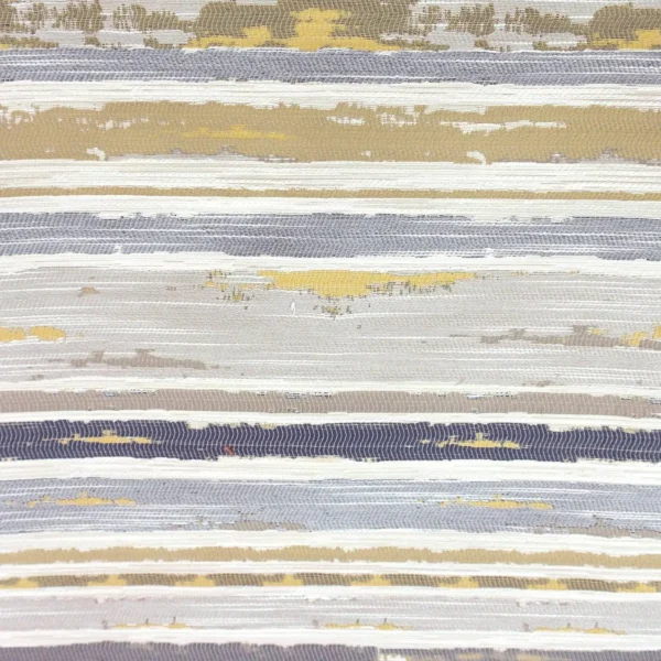 Sunset Fabric - Sand by black-grey striped misc fabric from Beaumont Textiles