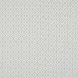 white geometric jacquard fabric from Beaumont Textiles