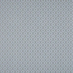 blue geometric jacquard fabric from Beaumont Textiles