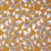 yellow botanical jacquard fabric from Beaumont Textiles