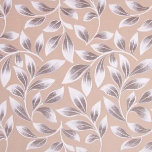 brown botanical jacquard fabric from Beaumont Textiles
