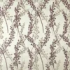 purple botanical jacquard fabric from Beaumont Textiles