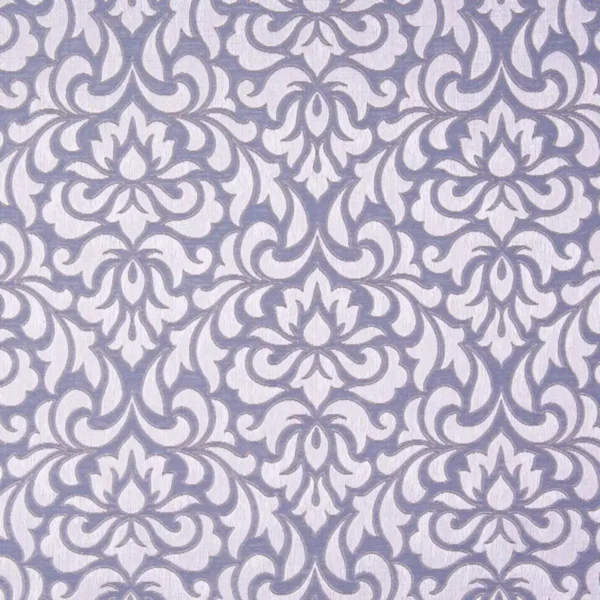 Wanderlust Fabric - Atlantic Grey by black-grey botanical jacquard fabric from Beaumont Textiles