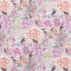 pink botanical cotton fabric from Beaumont Textiles