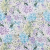 blue botanical cotton fabric from Beaumont Textiles