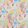 multicolour botanical cotton fabric from Beaumont Textiles