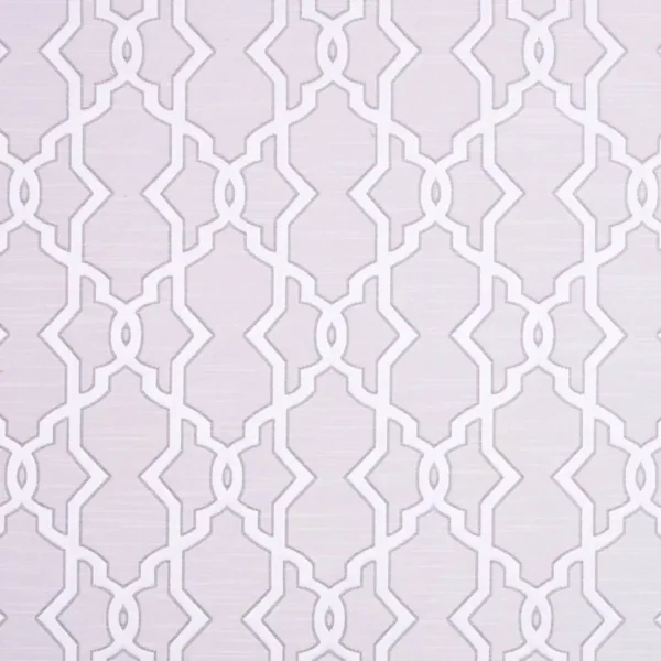 Wayfarer Fabric - Pearl by black-grey geometric jacquard fabric from Beaumont Textiles