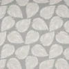 black-grey botanical jacquard fabric from Beaumont Textiles
