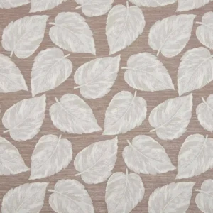 purple botanical jacquard fabric from Beaumont Textiles