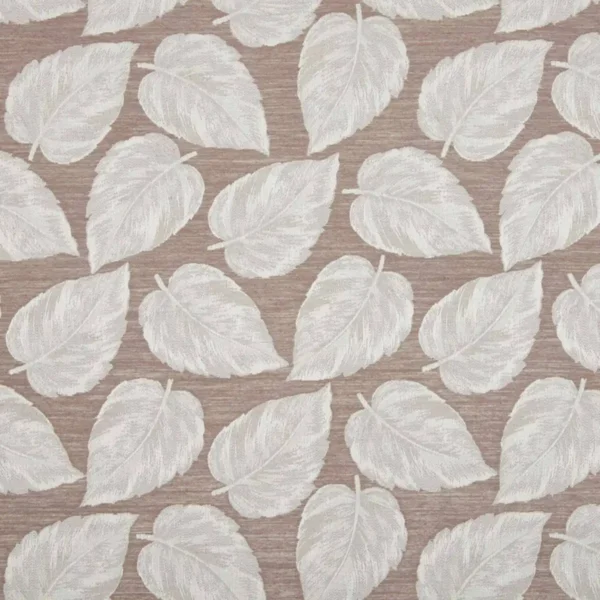purple botanical jacquard fabric from Beaumont Textiles