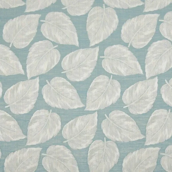 green botanical jacquard fabric from Beaumont Textiles