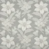 black-grey botanical jacquard fabric from Beaumont Textiles