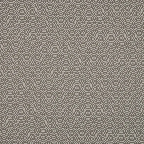 Winslet Fabric - Smoke by black-grey geometric jacquard fabric from Beaumont Textiles