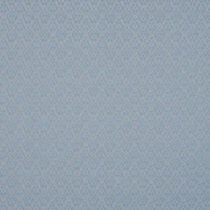 blue geometric jacquard fabric from Beaumont Textiles