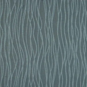 blue contemporary embroideried fabric from Beaumont Textiles