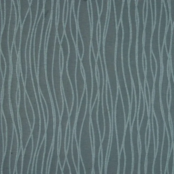 blue contemporary embroideried fabric from Beaumont Textiles
