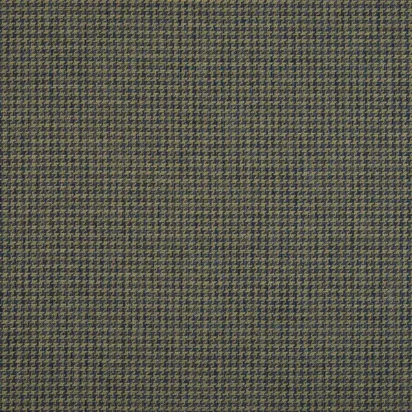 Zeus Fabric - Sapphire by blue geometric woven fabric from Beaumont Textiles