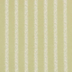 green striped cotton fabric from Beaumont Textiles