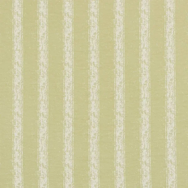 Zibar Fabric - Chartreuse by green striped cotton fabric from Beaumont Textiles