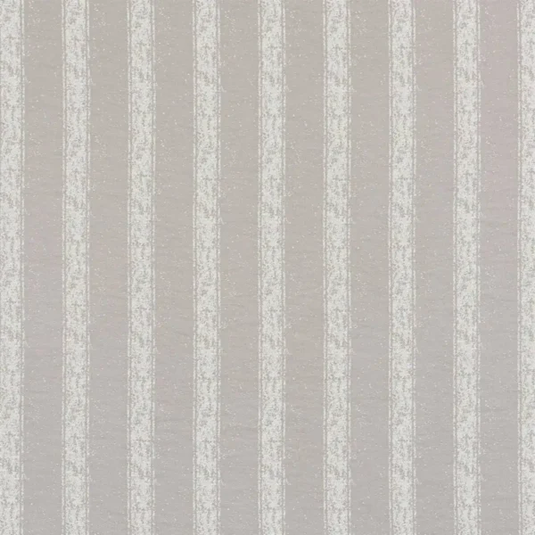 Zibar Fabric - Dove by black-grey striped cotton fabric from Beaumont Textiles