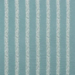 blue striped cotton fabric from Beaumont Textiles