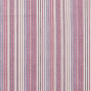 pink striped cotton fabric from Beaumont Textiles