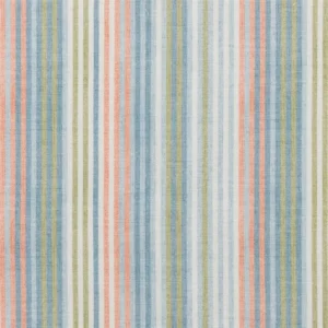 multicolour striped cotton fabric from Beaumont Textiles
