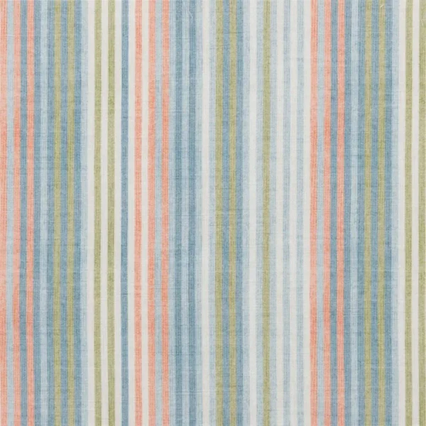 multicolour striped cotton fabric from Beaumont Textiles