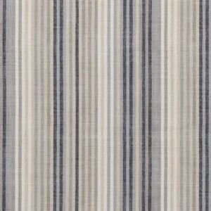 black-grey striped cotton fabric from Beaumont Textiles