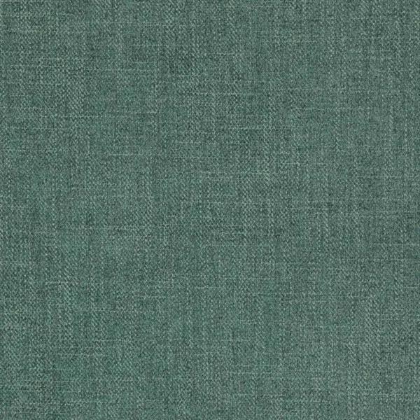 Asta Fabric - Spruce by green plain woven fabric from Jane Churchill