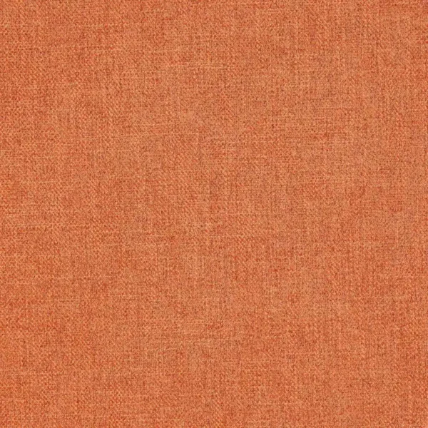 Asta Fabric - Terracotta by orange plain woven fabric from Jane Churchill