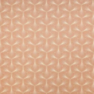 orange geometric jacquard fabric from Jane Churchill