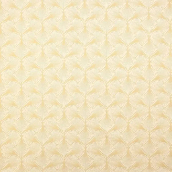 Estella Fabric - Pale Gold by yellow geometric jacquard fabric from Jane Churchill