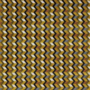 brown geometric velvet-chenille fabric from Jane Churchill