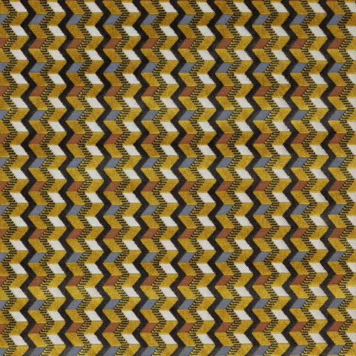 Peli Fabric - Yellow / Grey swatch