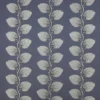 blue botanical embroideried fabric from Jane Churchill