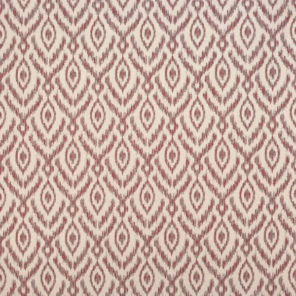 Sansa Fabric - Red by red geometric woven fabric from Jane Churchill