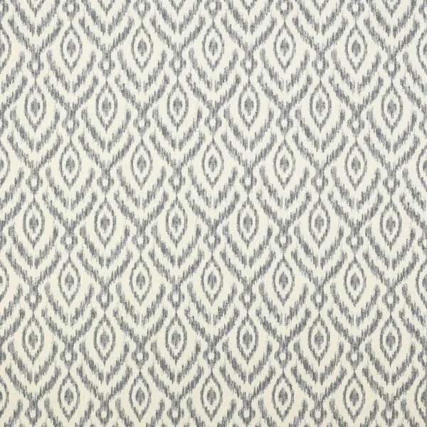 Sansa Fabric - Blue by blue geometric woven fabric from Jane Churchill