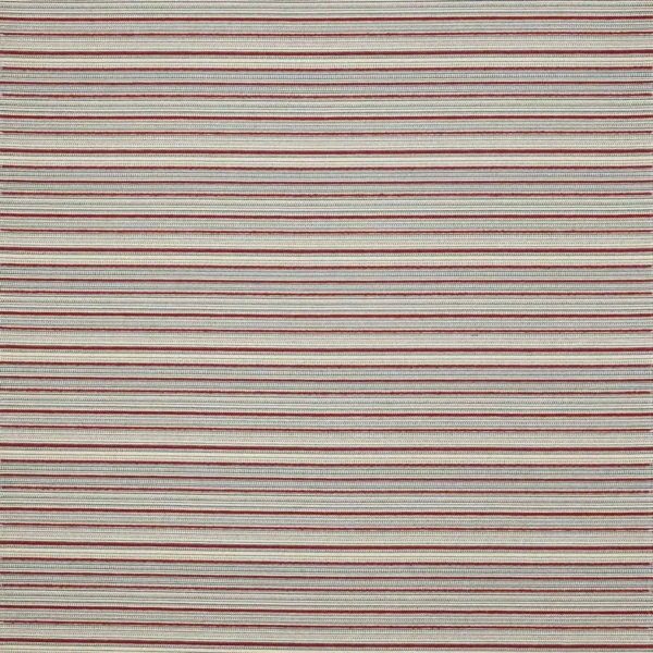 Inara Fabric - Red / Blue by blue striped woven fabric from Jane Churchill