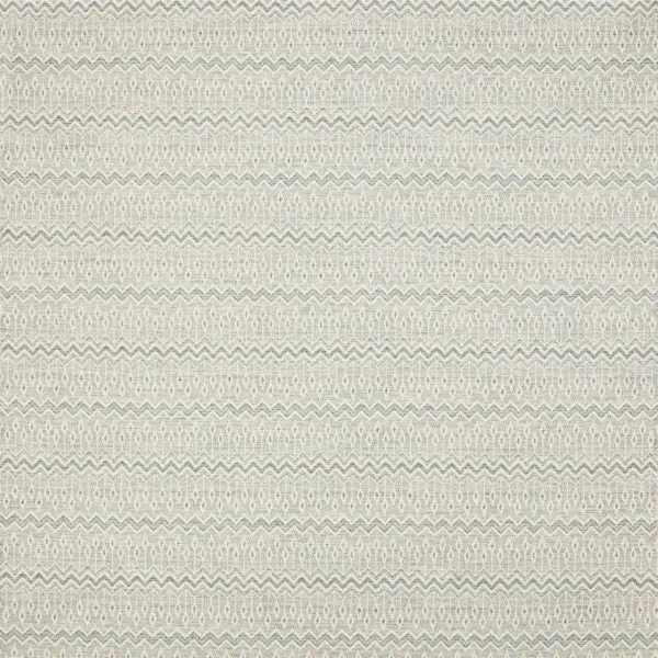 Charo Fabric - Aqua by blue geometric woven fabric from Jane Churchill