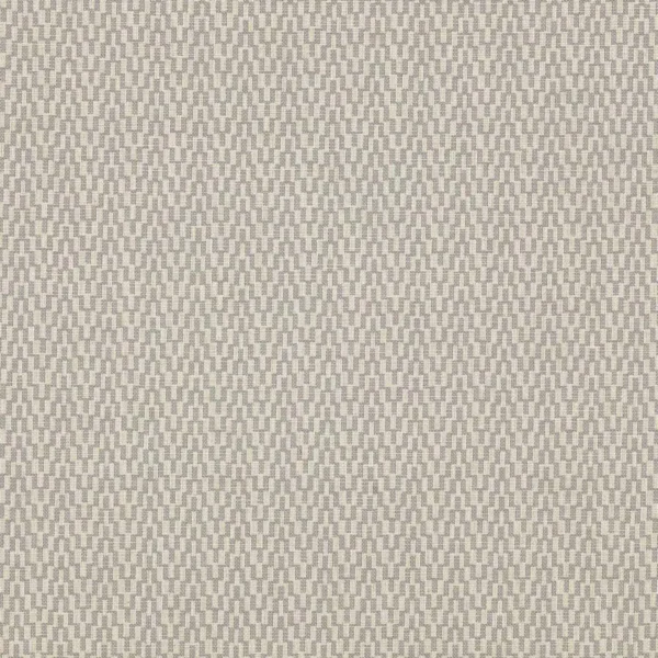 Ria Fabric - Linen by black-grey geometric woven fabric from Jane Churchill