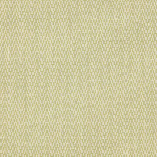 Ria Fabric - Green by green geometric woven fabric from Jane Churchill
