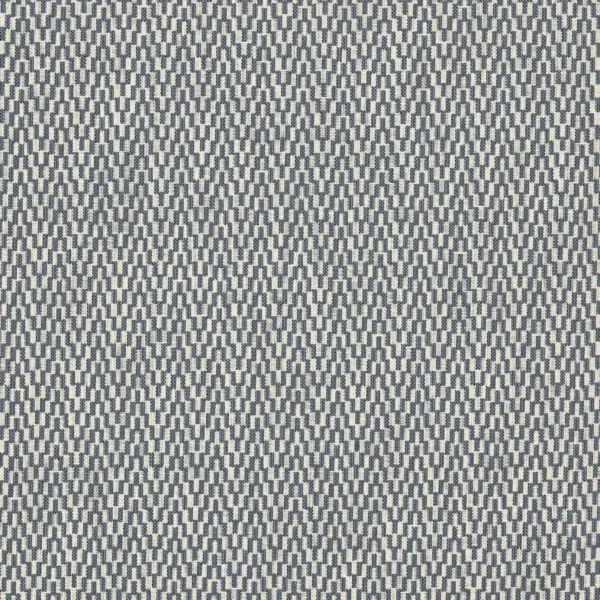 Ria Fabric - Blue by blue geometric woven fabric from Jane Churchill