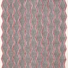 brown geometric embroideried fabric from Jane Churchill